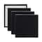 12 Packs: 4 ct. (48 total) 4" x 4" Black Mini Canvas Panels by Artist's Loft™ Necessities™